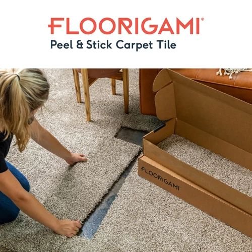 Floorigami Peel & Stick Carpet Tile