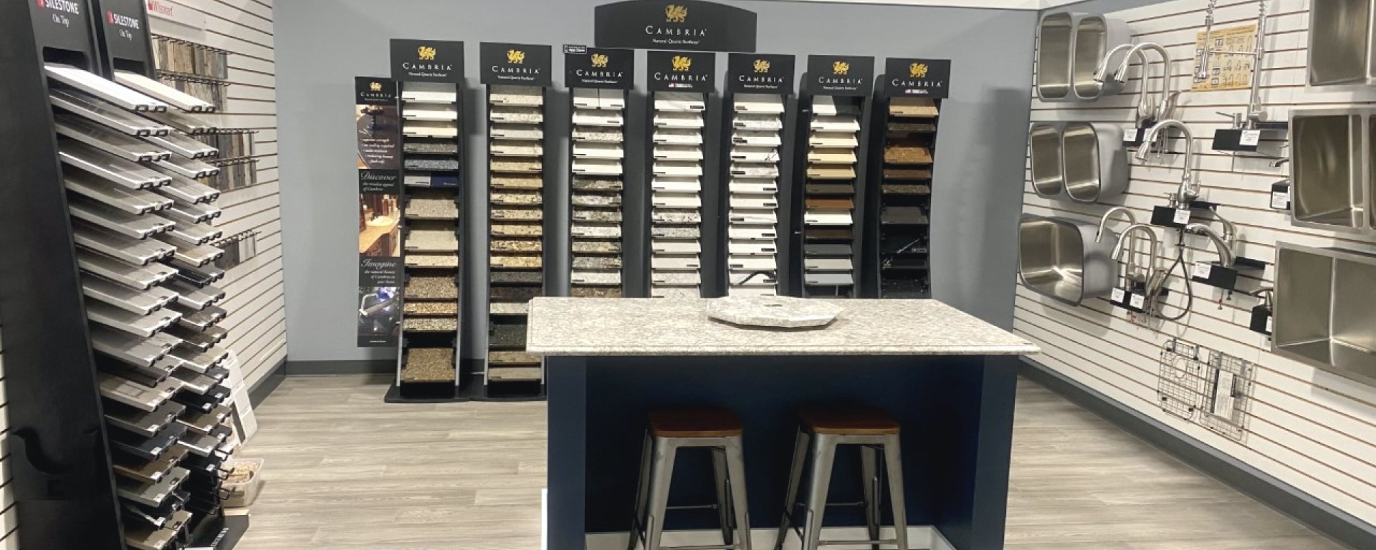 Tile section from showroom - Taylorville Home Source in Taylorville